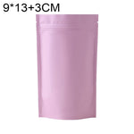 100 PCS/Conjunto Saco Stand-up Fosco em Alumínio para Snacks, 8x12+3cm, 9x13+3cm, 10x15+3cm, 12x20+4cm
