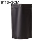 100 PCS/Conjunto Saco Stand-up Fosco em Alumínio para Snacks, 8x12+3cm, 9x13+3cm, 10x15+3cm, 12x20+4cm