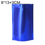 100 PCS/Conjunto Saco Stand-up Fosco em Alumínio para Snacks, 8x12+3cm, 9x13+3cm, 10x15+3cm, 12x20+4cm