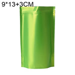 100 PCS/Conjunto Saco Stand-up Fosco em Alumínio para Snacks, 8x12+3cm, 9x13+3cm, 10x15+3cm, 12x20+4cm