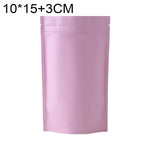 100 PCS/Conjunto Saco Stand-up Fosco em Alumínio para Snacks, 8x12+3cm, 9x13+3cm, 10x15+3cm, 12x20+4cm