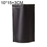 100 PCS/Conjunto Saco Stand-up Fosco em Alumínio para Snacks, 8x12+3cm, 9x13+3cm, 10x15+3cm, 12x20+4cm