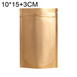 100 PCS/Conjunto Saco Stand-up Fosco em Alumínio para Snacks, 8x12+3cm, 9x13+3cm, 10x15+3cm, 12x20+4cm