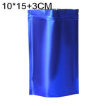 100 PCS/Conjunto Saco Stand-up Fosco em Alumínio para Snacks, 8x12+3cm, 9x13+3cm, 10x15+3cm, 12x20+4cm