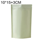 100 PCS/Conjunto Saco Stand-up Fosco em Alumínio para Snacks, 8x12+3cm, 9x13+3cm, 10x15+3cm, 12x20+4cm