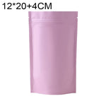 100 PCS/Conjunto Saco Stand-up Fosco em Alumínio para Snacks, 8x12+3cm, 9x13+3cm, 10x15+3cm, 12x20+4cm