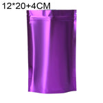 100 PCS/Conjunto Saco Stand-up Fosco em Alumínio para Snacks, 8x12+3cm, 9x13+3cm, 10x15+3cm, 12x20+4cm
