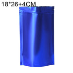 100 PCS/Conjunto Saco Stand-up Fosco em Alumínio para Snacks, 14x20+4cm, 15x22+4cm, 16x24+4cm, 18x26+4cm