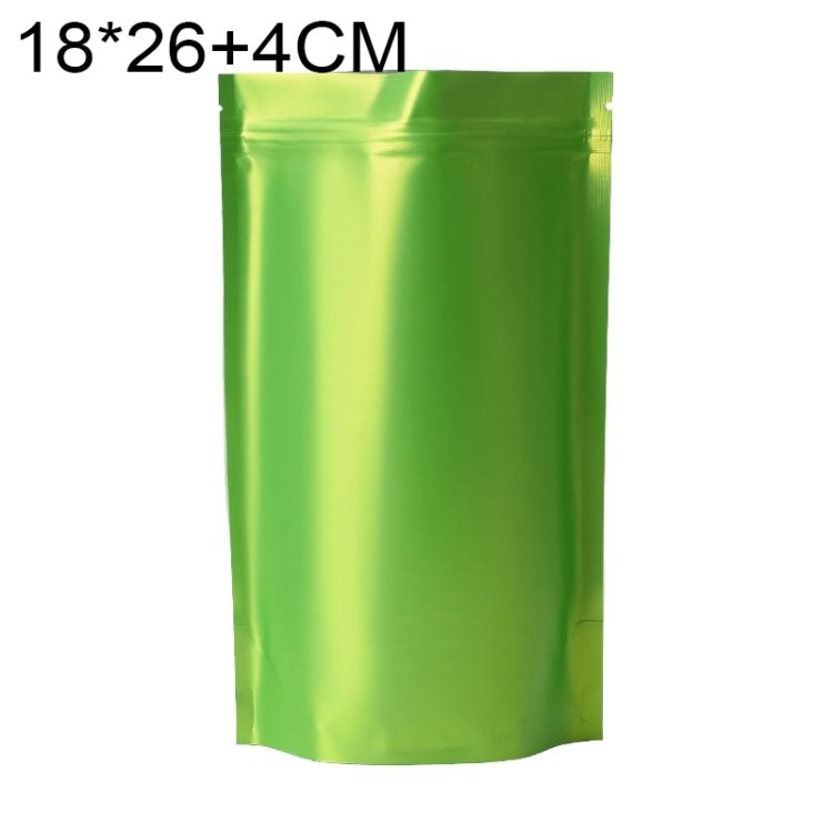 100 PCS/Conjunto Saco Stand-up Fosco em Alumínio para Snacks, 14x20+4cm, 15x22+4cm, 16x24+4cm, 18x26+4cm