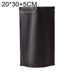 100 PCS/Conjunto Saco Stand-up Fosco em Alumínio para Snacks, 20x30+5cm