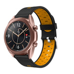 Correia de Relógio em Silicone com Três Fileiras de Furos, Para Samsung Galaxy Watch 3 45mm