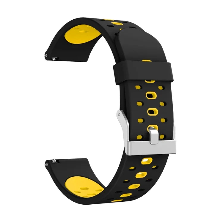 Correia de Relógio em Silicone com Três Fileiras de Furos, Para Samsung Galaxy Watch 3 45mm
