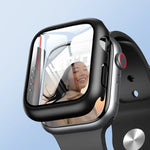 Capa Protetora ROCK 2 em 1 com Estrutura em PC + Vidro Temperado, Para Apple Watch Series 9 / 8 / 7 41mm, Para Apple Watch Series 9 / 8 / 7 45mm