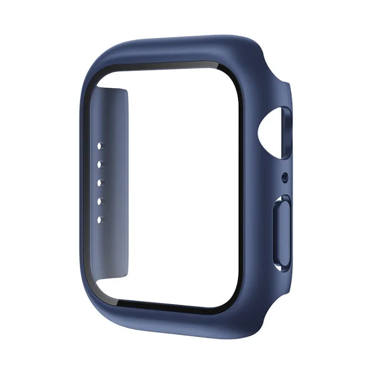 Capa Protetora ROCK 2 em 1 com Estrutura em PC + Vidro Temperado, Para Apple Watch Series 9 / 8 / 7 41mm, Para Apple Watch Series 9 / 8 / 7 45mm