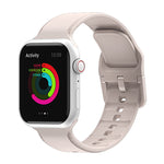 Silicone Watchband For Apple Watch Series, 7 45mm / 6&SE&5&4 44mm / 3&2&1 42mm
