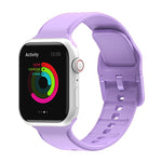 Silicone Watchband For Apple Watch Series, 7 45mm / 6&SE&5&4 44mm / 3&2&1 42mm