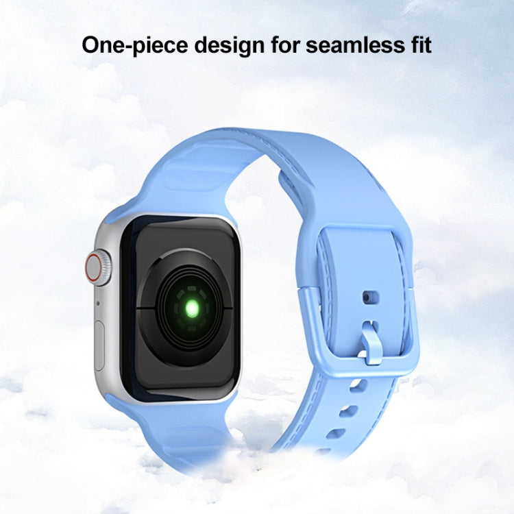 Pulseira de Silicone para Apple Watch Series, 7 45mm / 6&SE&5&4 44mm / 3&2&1 42mm