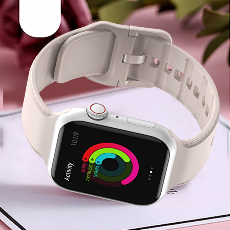 Pulseira de Silicone para Apple Watch Series, 7 45mm / 6&SE&5&4 44mm / 3&2&1 42mm