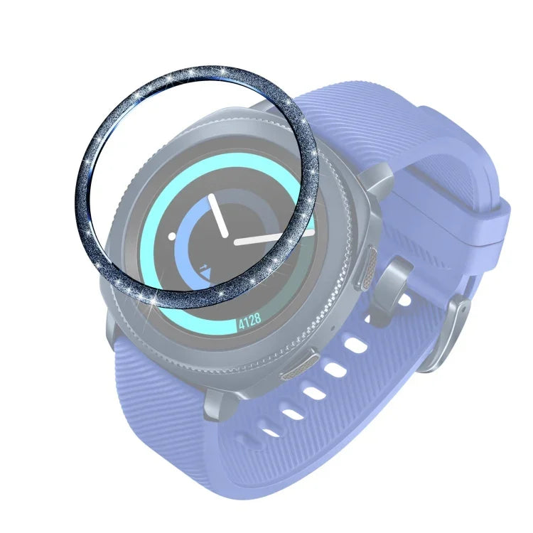 Glitter Powder Stainless Steel Bezel Ring, For Samsung Galaxy Watch 42mm