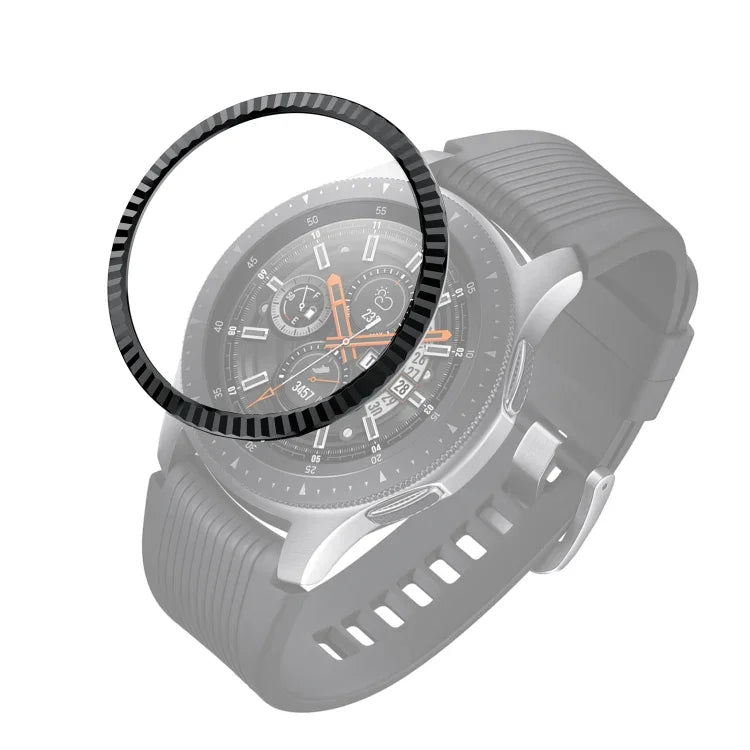 Batch Flower Stainless Steel Bezel Ring, For Samsung Galaxy Watch 46mm