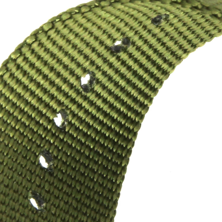 Three-ring Steel Buckle Nylon Watchband, For Suunto CORE, For Suunto 7