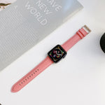Pulseira de Relógio em Pele Genuína para Apple Watch Series, 7 41mm / 6&SE&5&4 40mm / 3&2&1 38mm, 7 45mm / 6&SE&5&4 44mm / 3&2&1 42mm