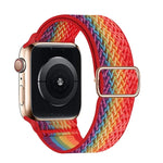 Correia de Nylon com Textura W para Apple Watch Series, 7 41mm / 6&SE&5&4 40mm / 3&2&1 38mm, 7 45mm / 6&SE&5&4 44mm / 3&2&1 42mm