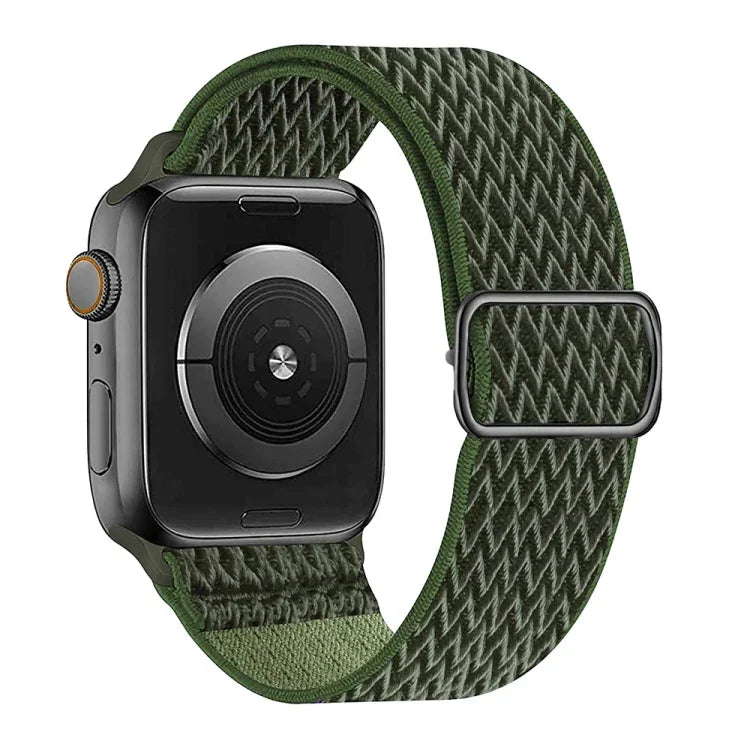 Correia de Nylon com Textura W para Apple Watch Series, 7 41mm / 6&SE&5&4 40mm / 3&2&1 38mm, 7 45mm / 6&SE&5&4 44mm / 3&2&1 42mm
