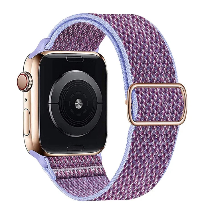 Correia de Nylon com Textura W para Apple Watch Series, 7 41mm / 6&SE&5&4 40mm / 3&2&1 38mm, 7 45mm / 6&SE&5&4 44mm / 3&2&1 42mm