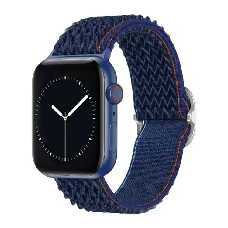 Correia de Nylon com Textura W para Apple Watch Series, 7 41mm / 6&SE&5&4 40mm / 3&2&1 38mm, 7 45mm / 6&SE&5&4 44mm / 3&2&1 42mm