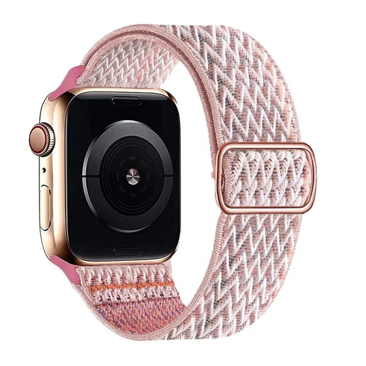 Correia de Nylon com Textura W para Apple Watch Series, 7 41mm / 6&SE&5&4 40mm / 3&2&1 38mm, 7 45mm / 6&SE&5&4 44mm / 3&2&1 42mm