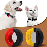 Colar para Animal de Estimação Capa de Silicone Anti-riscos e Anti-choques para AirTag 2ª Geração / AirTag 1ª Geração, 34x34x17.3mm, 34x34x16.7mm
