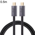 Cabo de dados trançado USB 3.2 USB-C / Tipo-C macho para USB-C / Tipo-C macho de 20Gbps, 0,5m, 1m, 1,5m, 2m, 3m