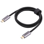 Cabo de dados trançado USB 3.2 USB-C / Tipo-C macho para USB-C / Tipo-C macho de 20Gbps, 0,5m, 1m, 1,5m, 2m, 3m