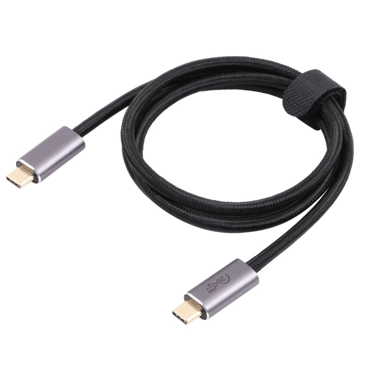Cabo de dados trançado USB 3.2 USB-C / Tipo-C macho para USB-C / Tipo-C macho de 20Gbps, 0,5m, 1m, 1,5m, 2m, 3m