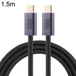 Cabo de dados trançado USB 4 USB-C / Tipo-C macho para USB-C / Tipo-C macho de 20Gbps, 0,5m, 1m, 1,5m, 2m, 3m