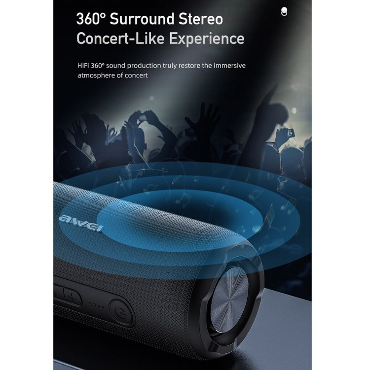 awei Y669 Altifalante Bluetooth Sem Fios TWS Resistente à Água para Exterior