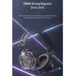 awei GM-2 Auscultadores Gaming com Fio, Luz Ambiente, USB + 3,5mm e Microfone, GM-2