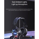 awei GM-2 Auscultadores Gaming com Fio, Luz Ambiente, USB + 3,5mm e Microfone, GM-2