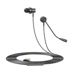 awei ES-180i Auricular com fio intra-auricular para e-sports com microfone, ES-180i