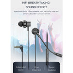 awei ES-180i Auricular com fio intra-auricular para e-sports com microfone, ES-180i
