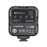 Godox LED-6R Luz de Preenchimento RGB LED para Vídeo, LED-6R