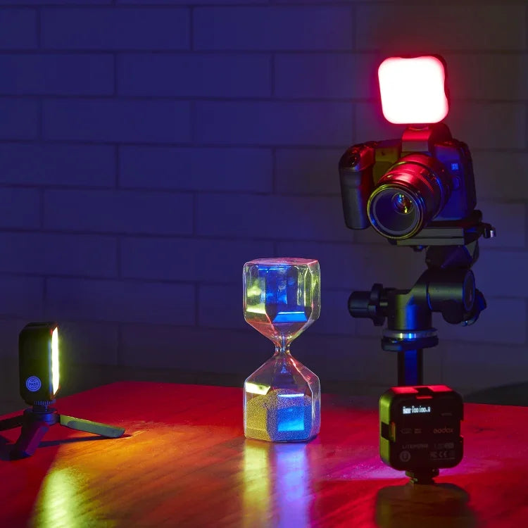 Godox LED-6R Luz de Preenchimento RGB LED para Vídeo, LED-6R