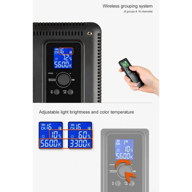 Godox LEDP260C Luz LED para Vídeo, LEDP260C