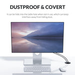 Hub de Secretária Multifuncional ORICO DESK-4U-BK com 4 Portas USB3.0