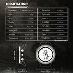 Relógio Desportivo Inteligente Digital Multifuncional Masculino à Prova de Água NORTH EDGE APACHE-46, Correia de Nylon