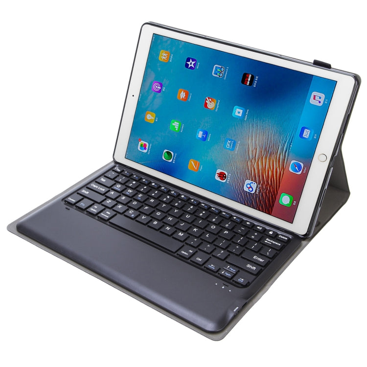 A129 Capa de Couro com Teclado Bluetooth Destacável em TPU com Suporte, Para iPad Pro 12.9 polegadas 2015 / 2017, AM17