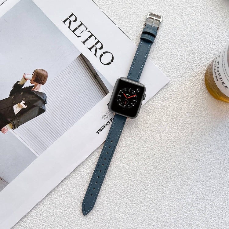 Pulseira de Couro para Apple Watch Series, 7 41mm / 6&SE&5&4 40mm / 3&2&1 38mm, 7 45mm / 6&SE&5&4 44mm / 3&2&1 42mm