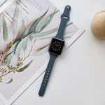Correia de Relógio em Pele com Textura Lisa Para Apple Watch Series, 7 41mm / 6&SE&5&4 40mm / 3&2&1 38mm, 7 45mm / 6&SE&5&4 44mm / 3&2&1 42mm