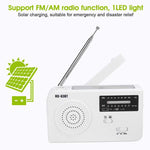Lanterna Rádio AM/FM Solar RD-638T com Função Dínamo de Duas Bandas